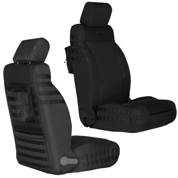 Fully Customized Front Tactical Seat Covers For Jeep Wrangler Jk And Jku 2007 10 Bartact Pair W 1167