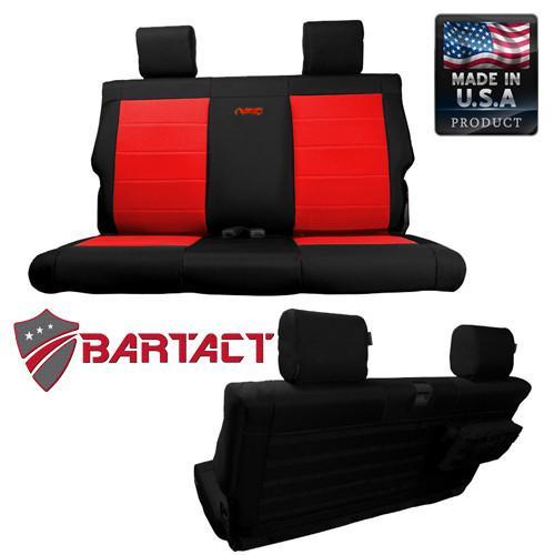 Rear Bench Tactical Seat Cover for Jeep Wrangler JK 2013-18 2 Door Bartact  w/ MOLLE