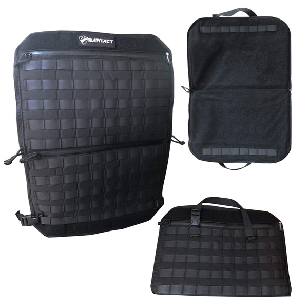 MOLLE Seat Back Panel Pouch System w/ 2 zippered pockets