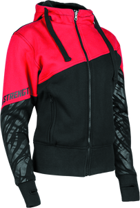 Speed and Strength Cat Outa Hell Hoody Red/Black Womens -3XL