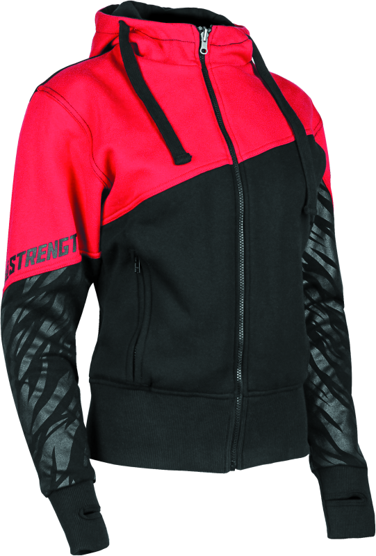 Speed and Strength Cat Outa Hell Hoody Red/Black Womens -3XL