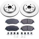 Power Stop 2019 Toyota Avalon Front Z17 Evolution Geomet Coated Brake Kit