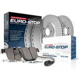 Power Stop 09-16 Audi A4 Rear Euro-Stop Brake Kit