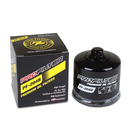 ProFilter Arctic Cat/Honda/Kaw/MV Augusta/Triumph/Yam Spin-On Black Various Performance Oil Filter