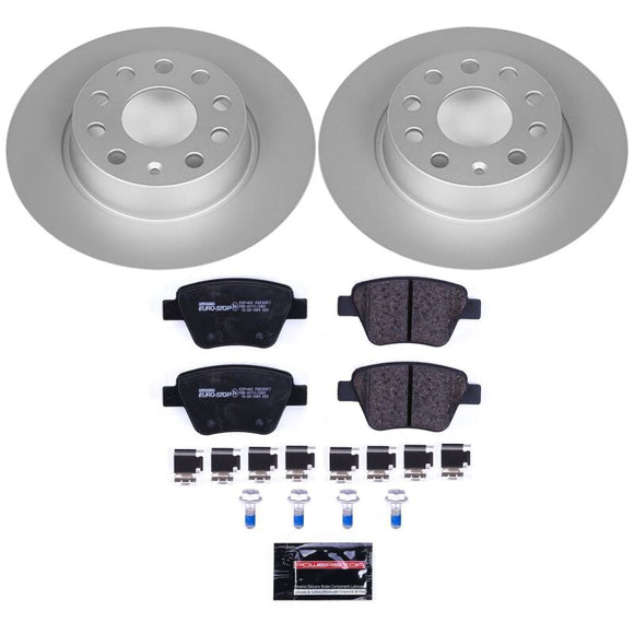 Power Stop 10-12 Audi A3 Rear Euro-Stop Brake Kit