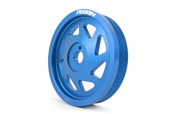 Perrin 15-18 Subaru WRX / 13-20 BRZ / 14-18 Forester XT FA/FBCrank Pulley - Blue