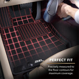 3D MAXpider Floor Mats - Rubber 3D MAXipder 2023 Toyota GR86 / Subaru BRZ Kagu Black Floor Mat - Row 1