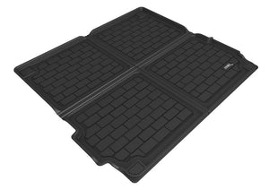 3D MAXpider Floor Mats - Rubber 3D MAXpider 19-21 BMW X5 (G05) Behind 2nd Row with Cargo Net Kagu Cross Fold Cargo Liner - Black