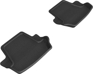 3D MAXpider Floor Mats - Rubber 3D MAXpider 20-24 Porsche 911 Carrera/Convertible/S/4/4S (992) Kagu 2nd Row Floormat - Black