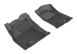 3D MAXpider Floor Mats - Rubber 3D MAXpider 2005-2011 Toyota Tacoma Reg/ACS/DBL Cab Kagu 1st Row Floormat - Black