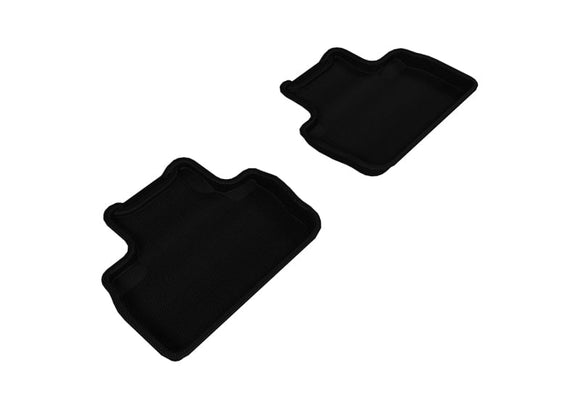 3D MAXpider Floor Mats - Rubber 3D MAXpider 2006-2013 Lexus IS Kagu 2nd Row Floormats - Black