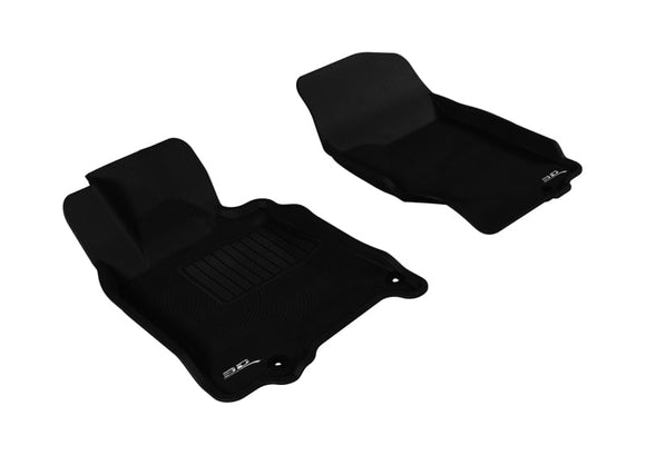 3D MAXpider Floor Mats - Rubber 3D MAXpider 2007-2015 Infiniti Q40/Q60/G35/37 Kagu 1st Row Floormat - Black