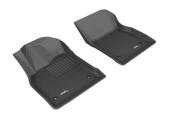 3D MAXpider Floor Mats - Rubber 3D MAXpider 2011-2015 Chevrolet Cruze/Cruze Limited Kagu 1st Row Floormat - Black