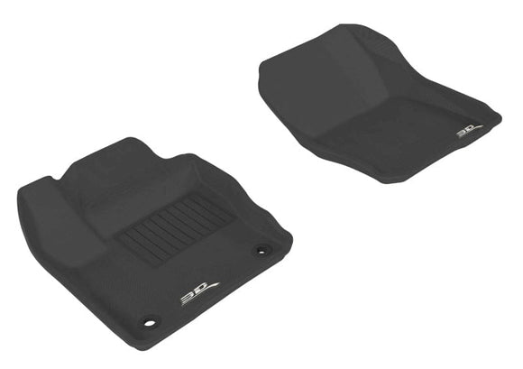 3D MAXpider Floor Mats - Rubber 3D MAXpider 2012-2018 Ford Focus Kagu 1st Row Floormat - Black