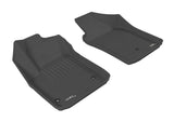 3D MAXpider Floor Mats - Rubber 3D MAXpider 2012-2019 Fiat 500/500E Kagu 1st Row Floormat - Black