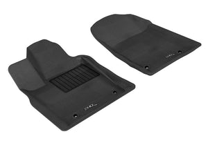 3D MAXpider Floor Mats - Rubber 3D MAXpider 2013-2020 Dodge/Jeep Grand Cherokee/Durango Kagu 1st Row Floormat - Black