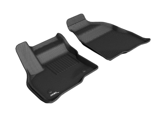 3D MAXpider Floor Mats - Rubber 3D MAXpider 2017-2020 Chevrolet Bolt Ev Kagu 1st Row Floormat - Black