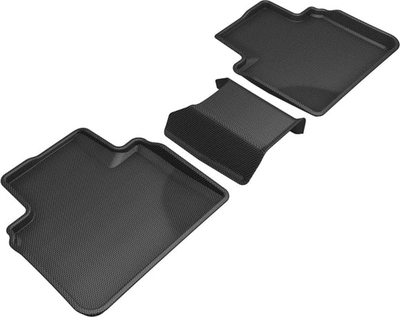 3D MAXpider Floor Mats - Rubber 3D MAXpider 2018-2020 Honda Accord Kagu 2nd Row Floormats - Black