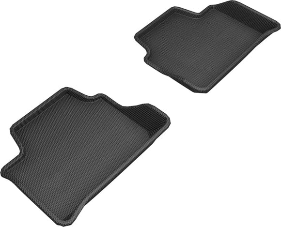 3D MAXpider Floor Mats - Rubber 3D MAXpider 2019-2020 BMW 3 Series (G20) Kagu 2nd Row Floormats - Black