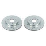 Power Stop 19-20 Chevrolet Silverado 1500 Front Evolution Drilled & Slotted Rotors - Pair