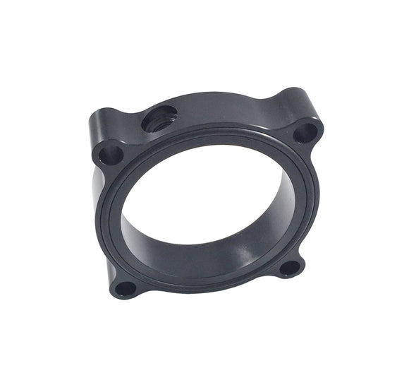 Torque Solution Throttle Body Spacer (Black): Audi / Volkswagen 2.0T FSI SI