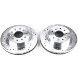 Power Stop 63-82 Chevrolet Corvette Front Evolution Drilled & Slotted Rotors - Pair