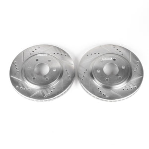 Power Stop 05-19 Nissan Frontier Front Evolution Drilled & Slotted Rotors - Pair