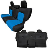 Bartact Toyota 4Runner Seat Covers black / blue Rear Bench Tactical Seat Covers for Toyota 4Runner 5th Gen 2010-24 | BARTACT