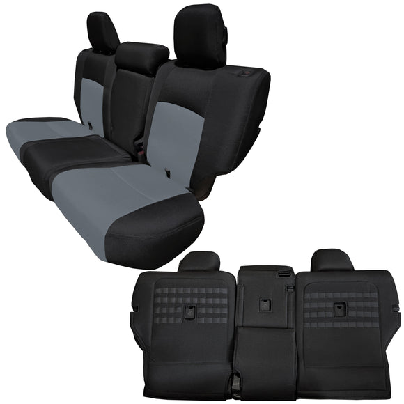 Bartact Toyota 4Runner Seat Covers black / graphite Rear Bench Tactical Seat Covers for Toyota 4Runner 5th Gen 2010-24 | BARTACT