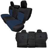 Bartact Toyota 4Runner Seat Covers black / navy Rear Bench Tactical Seat Covers for Toyota 4Runner 5th Gen 2010-24 | BARTACT