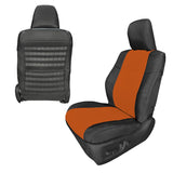 Bartact Toyota 4Runner Seat Covers black / orange / No Tactical Front Seat Covers for Toyota 4Runner 5th Gen 2010-24 | BARTACT (Pair)