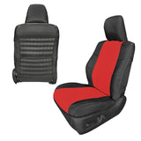 Bartact Toyota 4Runner Seat Covers black / red / No Tactical Front Seat Covers for Toyota 4Runner 5th Gen 2010-24 | BARTACT (Pair)