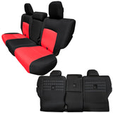 Bartact Toyota 4Runner Seat Covers black / red Rear Bench Tactical Seat Covers for Toyota 4Runner 5th Gen 2010-24 | BARTACT