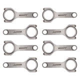 Manley Chevrolet LS 6.125 Length H Tuff Series Connecting Rod Set w/ ARP 2000 Bolts