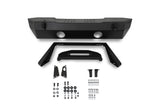 DV8 Offroad 07-23 Jeep Wrangler/Gladiator JT/JK/JL FS-25 Stubby Front Bumper w/Plated Bull Bar