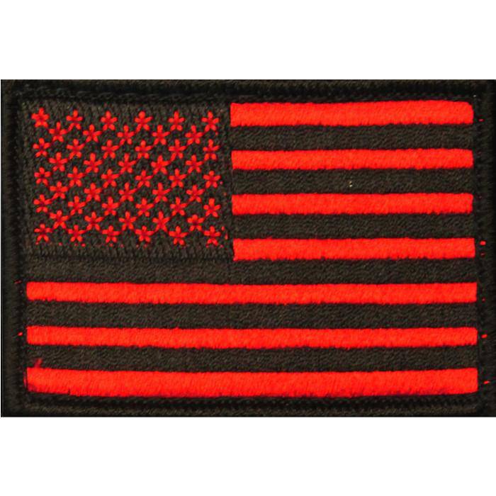 Embroidered American Flag Patch With Velcro Backing – Carry The Load Shop